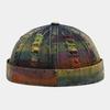 Frühling und Sommer Baumwolle Druck Docker Mütze Schirmlose Mütze Skullies Beanie Mützen Vermieter Matrosenmütze Herren und Damen 35