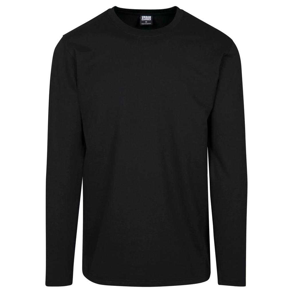 Urban Classics Mens French Terry Stretch Long-Sleeved T-Shirt