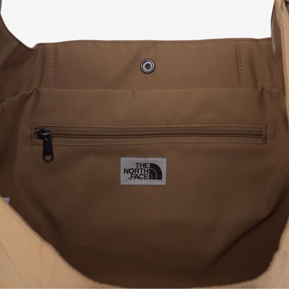 The North Face Nn2pr21l White Label Big Logo Shoulder Bag Camel