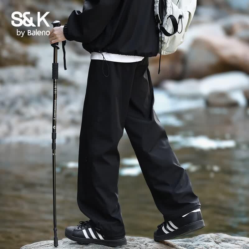 Baleno Men s S&K Quick-Dry Straight-Leg Outdoor Cargo Pants XL чёрный