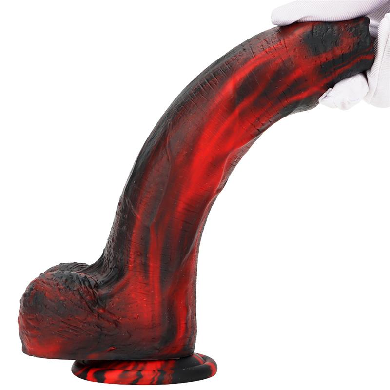 Female Masturbation Device Liquid Silicone Simulation Prepuce Penis Dildo Posterior Court Anal Plug Expansion Anal Device