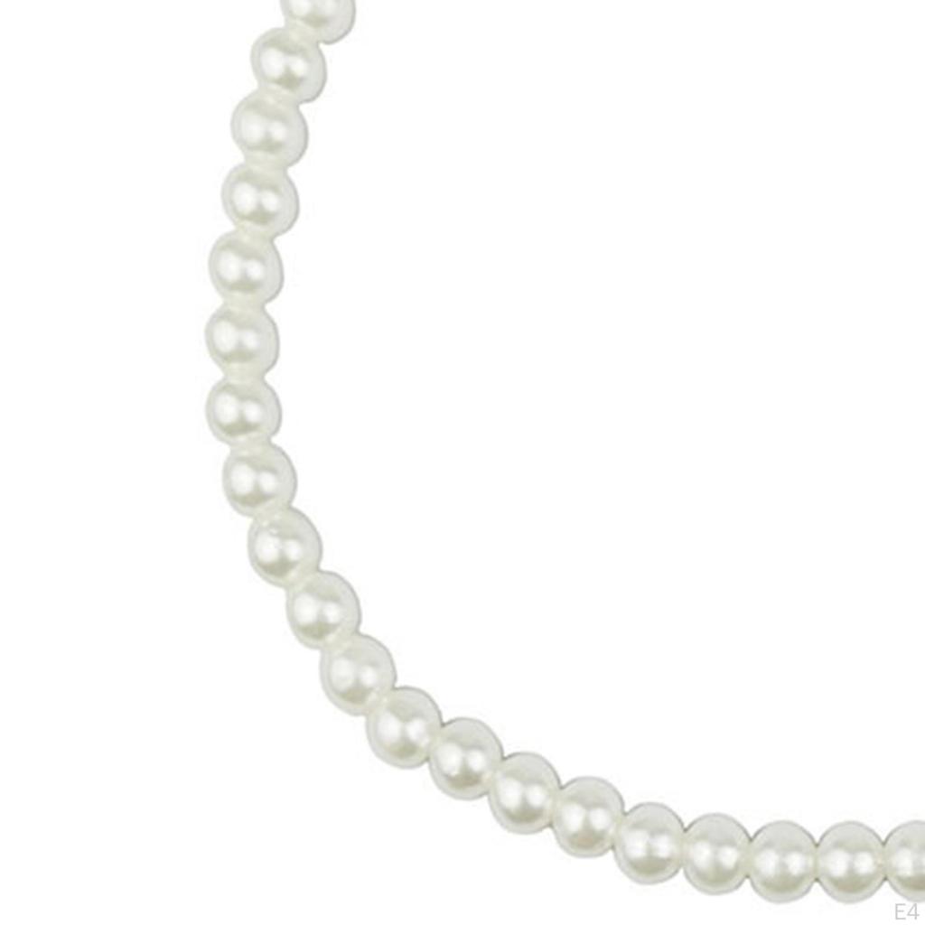 Beaded Choker Necklac Costume Jewelry Clavicle Necklace for Women Lady Girlfriend