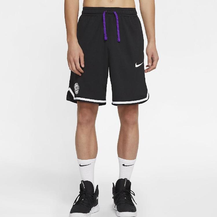Nike DNA Summer Hoops Basketball Shorts With Drawstring Men Bottoms Black CW7389-010