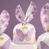 50Pcs Party Favors Cookie Candy Bags Carton Snack Packing Supplies Rabbit Ear Bags  Easter Party
