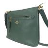 Used COACH Shoulder Bag F34823 Cross body leather Dark green casual