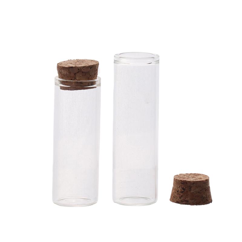 10 Stück Reagenzgläser aus Glas mit Korken, Nachrichtenflaschen, Gläser, Fläschchen, Geschenk, Kunst, Basteln, 5 ml, 8 ml, 10 ml, 12 ml, 15 ml, 20 ml, 25 ml, 30 ml