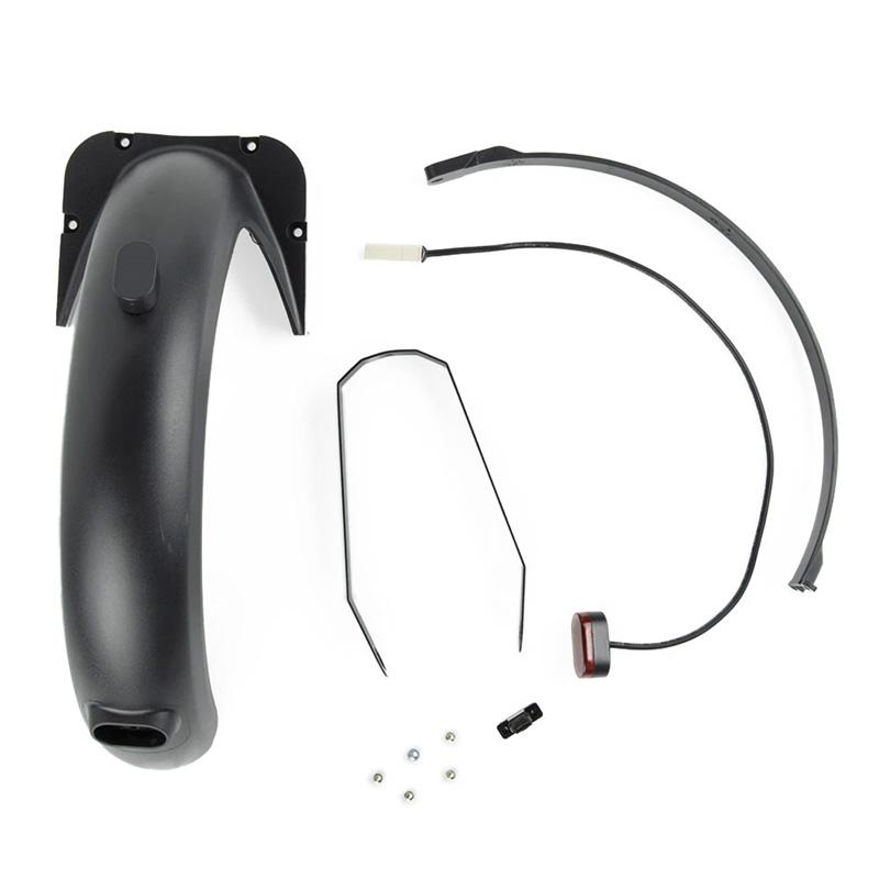 Electric Scooter Rear Mudguard Fender Rear Set with Taillight For MAX G30