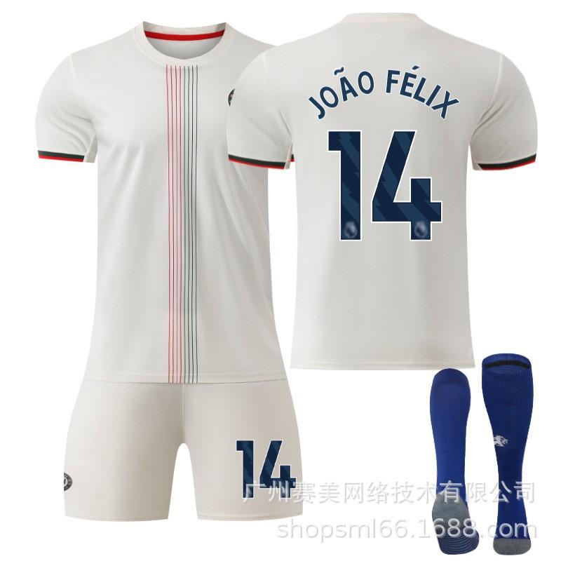 26 Football Uniform No. 10 Palmer Jersey 8 Enzo 24 Chelsea Away Suit Men's 20