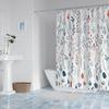 A Variety of Fruits Washable Dirt-Resistant Shower Curtain Shower Head Waterproof Polyester Bath Curtain For Home Decor