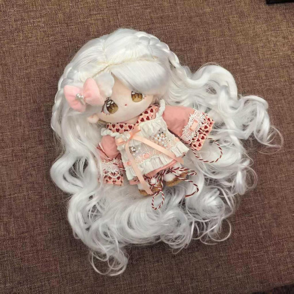 20CM Cotton Doll Wig for Male and Female Dolls - Headgear and Hair