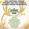 100pcs 20cm Disposable Wheat Straw Eco-Friendly Natural Wheat Drinking Straws Portable Environmentally Straws Bar Accessory