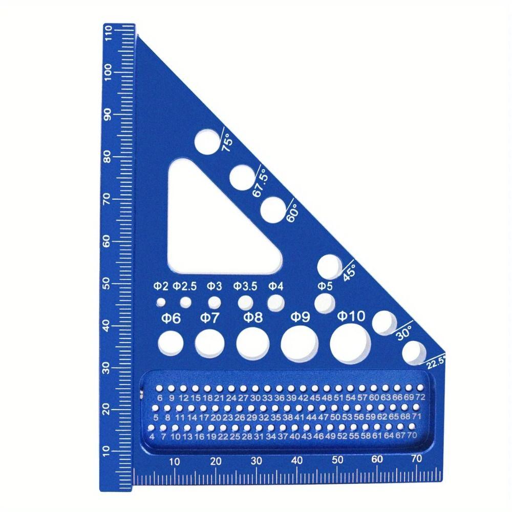 Metric System Woodworking Square Protractor High Precision Angler Scriber  DIY