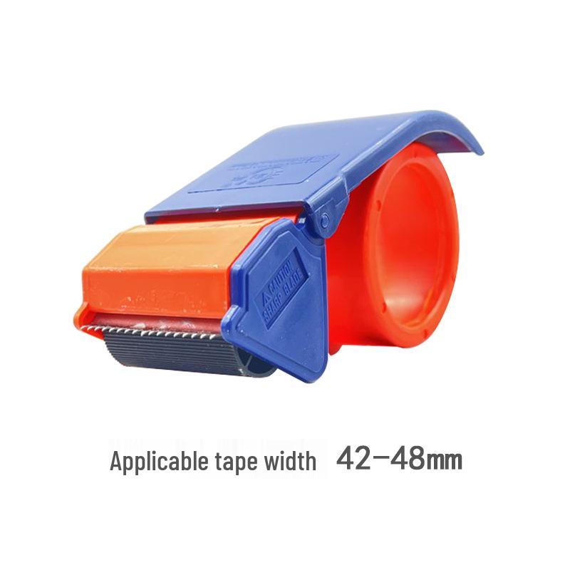 Handheld Metal Tape Dispenser: Transparent Cutter for Carton Sealing