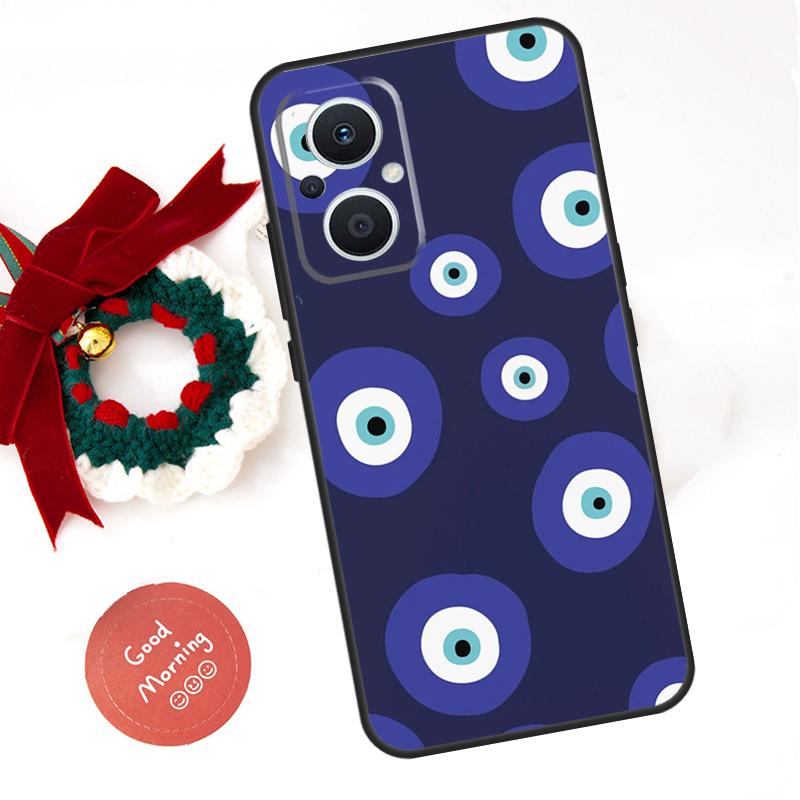 Big Eyes Cartoon Pattern Funda For OPPO Reno 8 Lite 10 11 12 13 14 Pro 11F 12F 13F 14F OPPO Find X8 X5 X6 X9 Pro Case