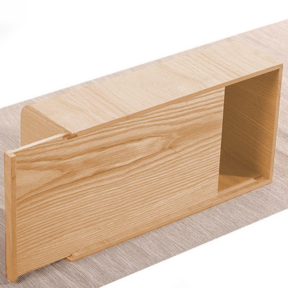 Simple Solid Wood Tissue Box Drawer Design Tissue Organizer Creative Tissue Case  Living Room