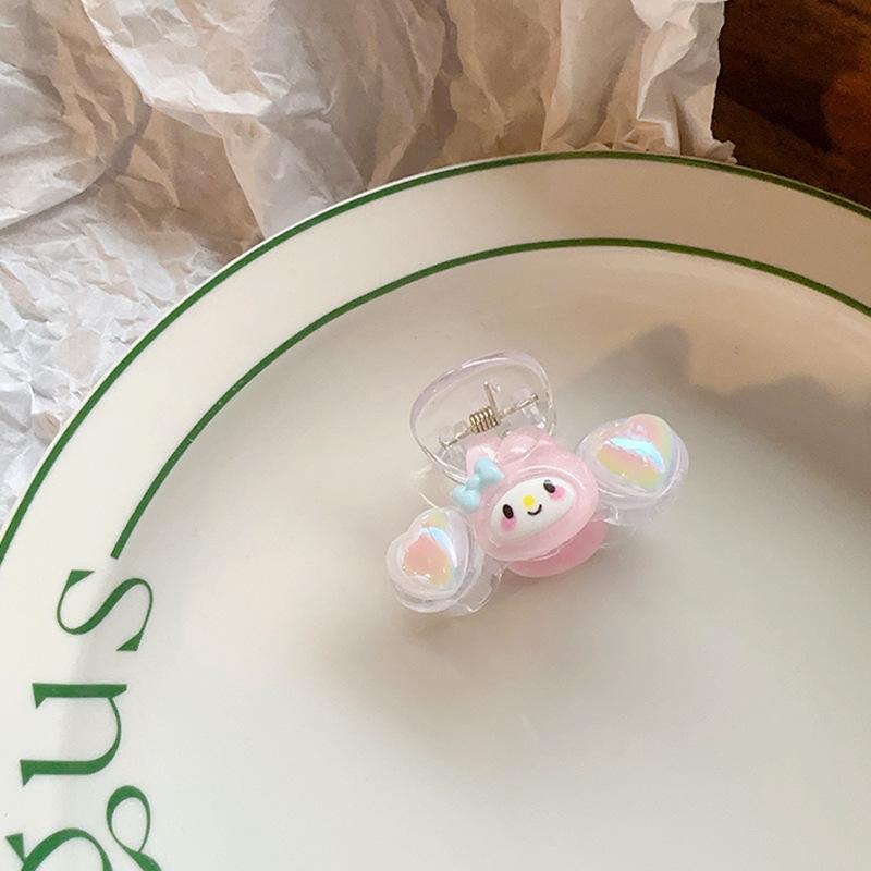 Transparent Cartoon Sanrio Shark Clip Summer Large Kulomie Grab Clip Hairpin Back Head Hair Accessories Headgear Hairpin