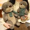Kawaii Simulation Otter Plush Toy Cute Soft Stuffed Animal Doll Cartoon Plushies Toys Home Decoration For Adults Kid Gifts