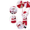 Christmas Tree Pendant Parachute Santa Claus Decor Crafting Home Decoration Xmas Ornament for