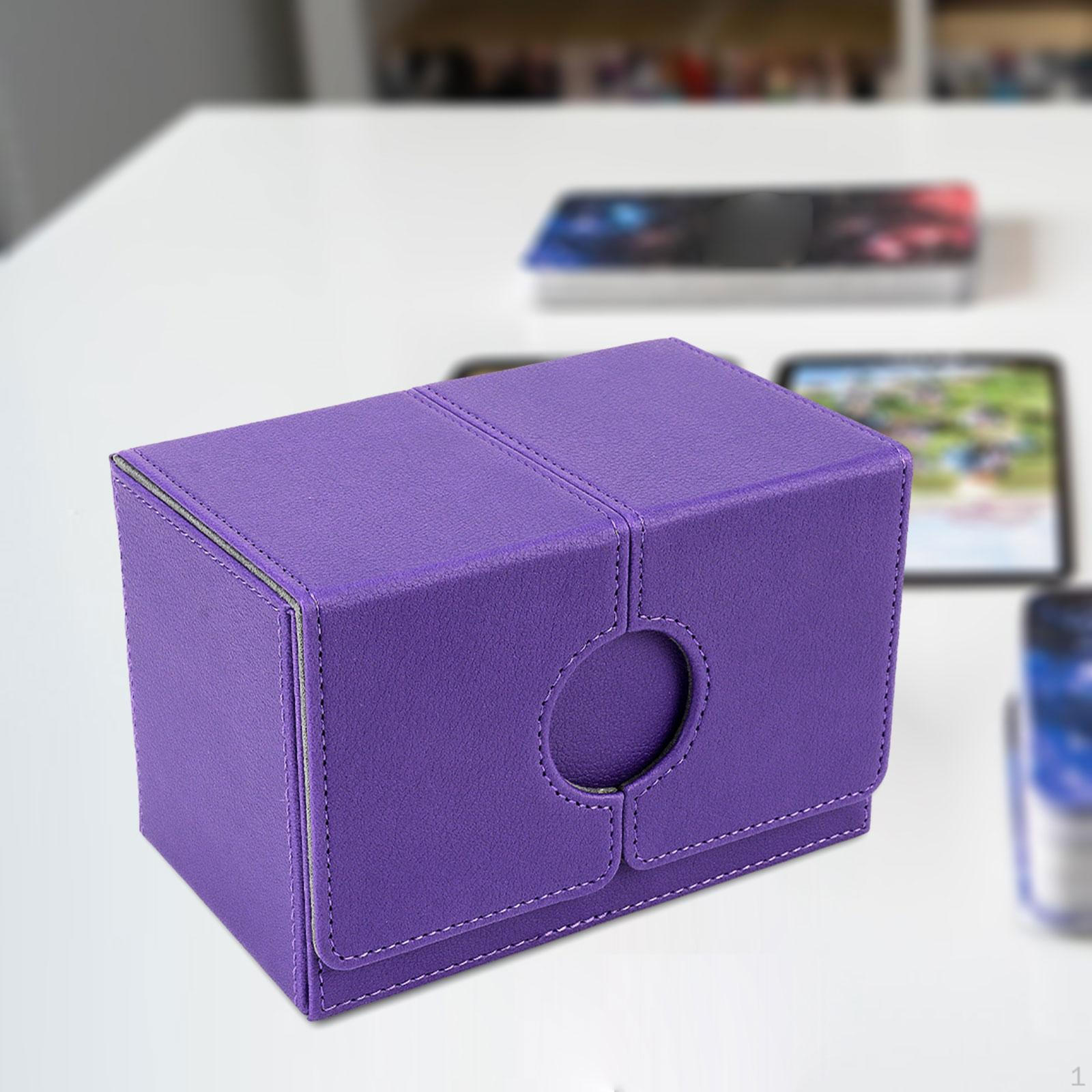 

Колода коллекционных карточек, футляр для карточек для спортивных коллекционных TCG violet