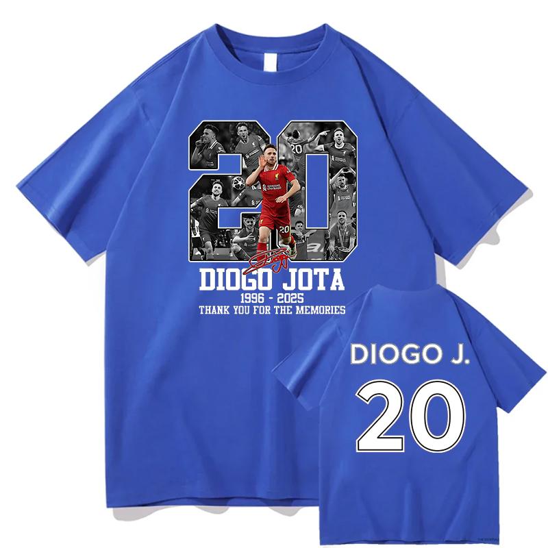 Diogo Jota Tees Unisex Letter Print Tshirt Summer Cotton Men Women Pure Cotton Tshirts Fashion Unisex Streetwear Hip Hop TShirt