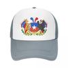 Custom Fashion Coat Of Arms Of Chile Baseball Cap Women Unisex Breathable Chilean Flag Trucker Hat Sun Protection Snapback Hats