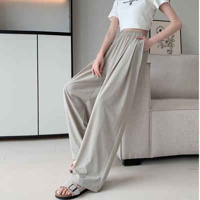 Wide-leg Pants for Women In Summer Thin New Style Pleated Lazy Casual Pants Thin Floor Pants Yamamoto Pants for Women