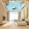 Avrupa Melek 3d Tavan Duvar Resmi Oturma Odası Tv Arkaplan Yatak Odası 3d Fotoğraf Duvar Kağıdı
