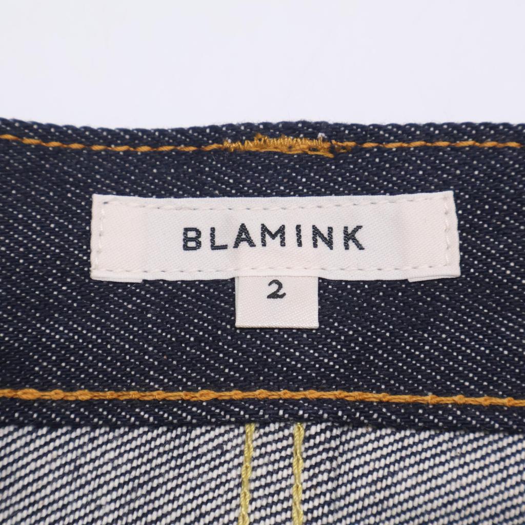 BLAMINK 7914-299-0338 Indigo 5-Pocket Straight Denim Pants Bottoms 2 IndigoUsed