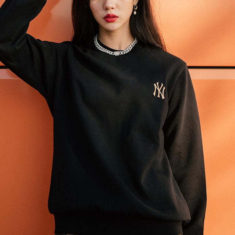 New MLB Old Flower Sweatshirts Unisex Black 31MTX7011-50L