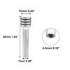 X AUTOHAUX Car Door Lock Knobs Interior Door Lock Knobs Aluminum Alloy Inner Door