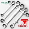 72-Tooth Double-Head Ratchet Wrench Set with Labor-Saving Inner Hexagon & 12-Point Torx - Two-Way Auto Repair Tool