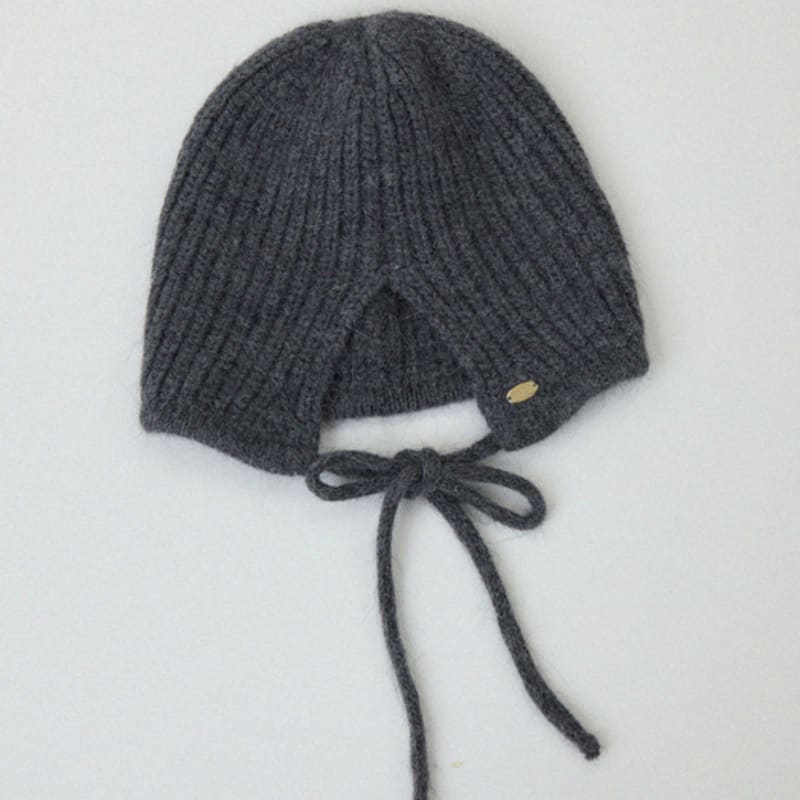 LE STUDIO ROUND ANGORA BONNET 2 COLOR