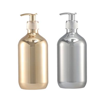 300Ml Hand Soap Dispensers Gold Chrome Liquid Soap Bottles Round Dispensers