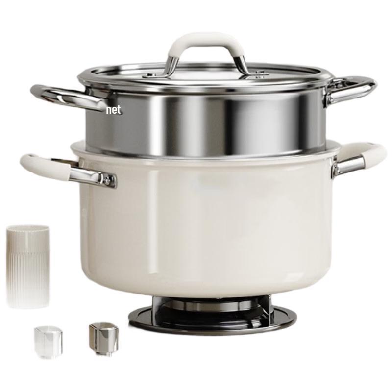 Wutuo Stainless Steel Stockpot with Steamer