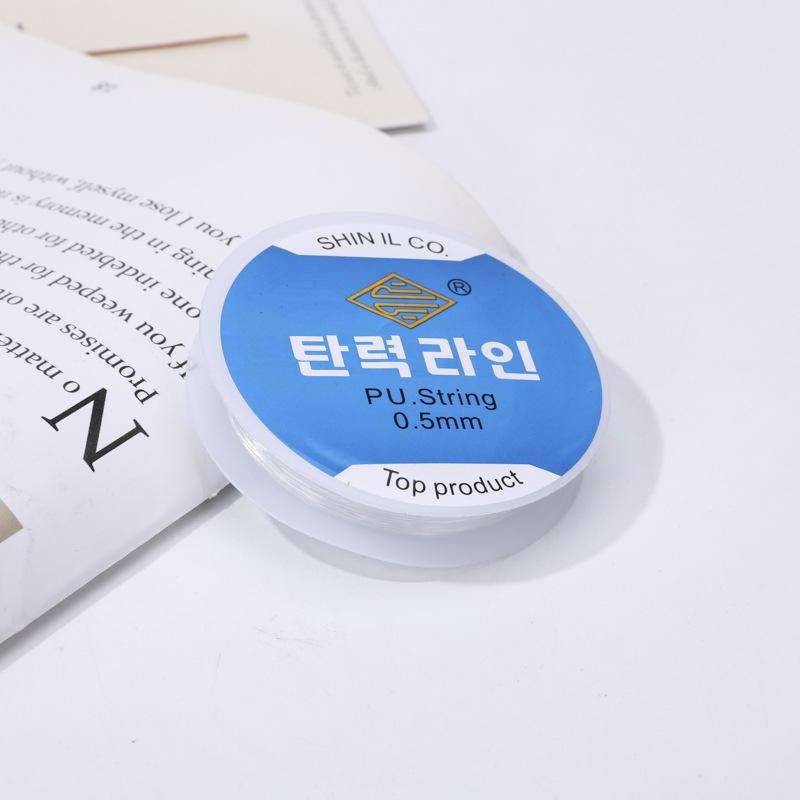 

Корейский импортный прозрачный эластичный шнур для бисера для DIY и буддийских бусин