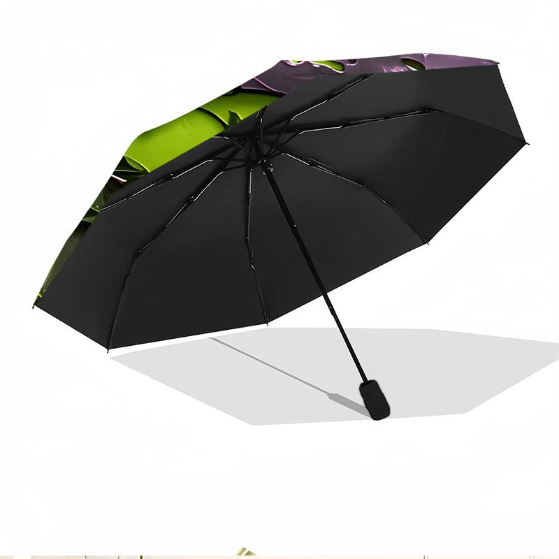 Superheroes Print Automatic Open Close Umbrella, Portable Foldable Umbrella, for Outdoor Commute Camping Trip, Ideal Birthday Gift
