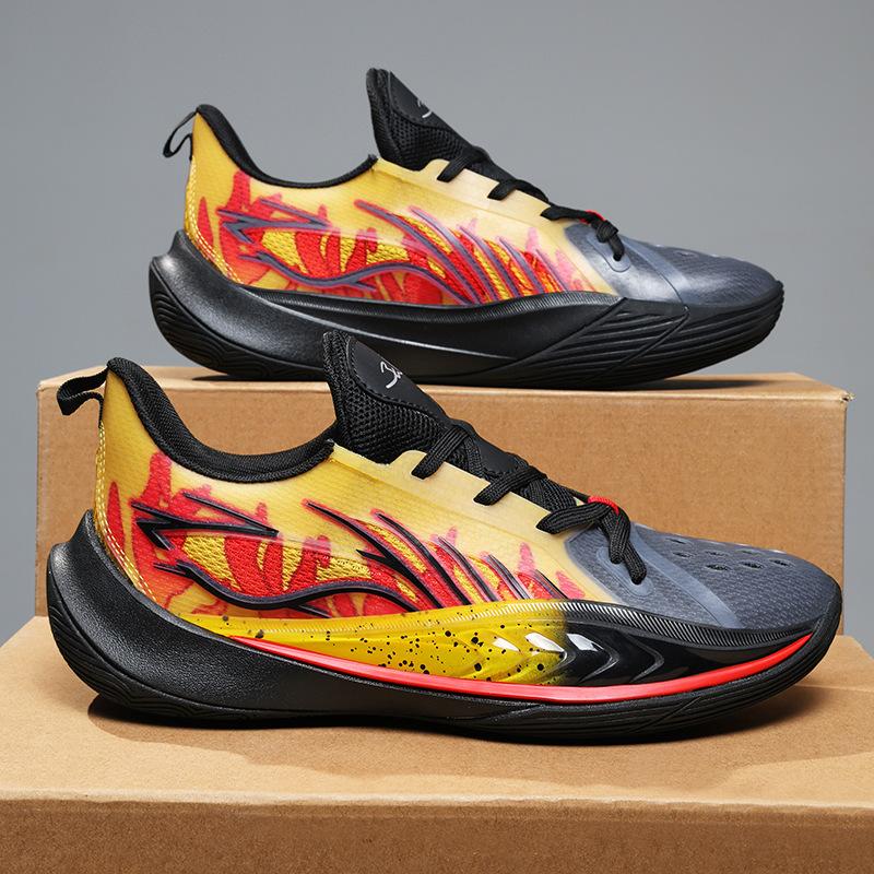 Sonic 13 Basketball Shoes Youth Game Student Sneakers Middle and Older Children's Shoes Sports Shoes Non-slip and Wear-resistant Low-top Running Shoes