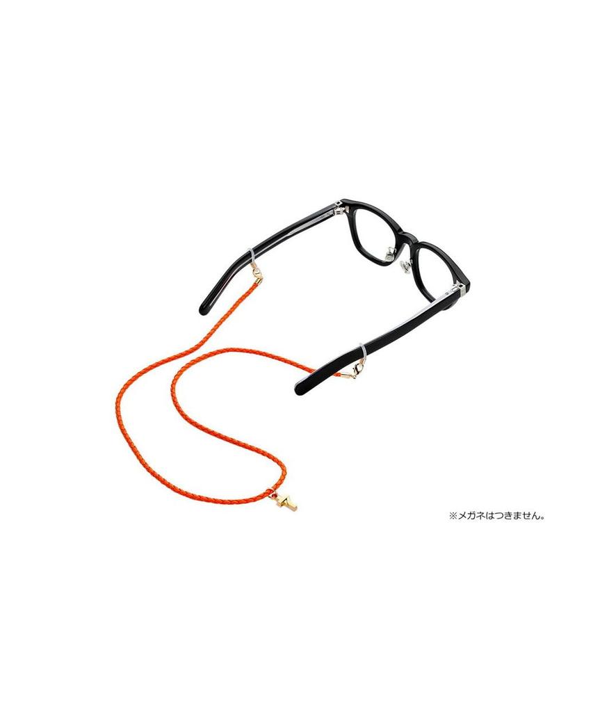 Zoff STUDIO SEVEN Glasses Cord Eyeglass Mask Eyeglasses Eyeglass Sunglasses Preventive (Orange) - Strap, Chain, Band, Holder, Strap, Anti-Lost