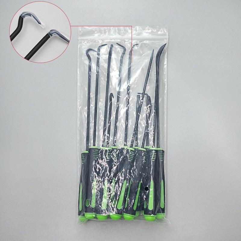 High Precision Auto Car Oil Seal/O-Ring Gasket Puller; 4/12Pcs Mini Hooks Set For Professional Use