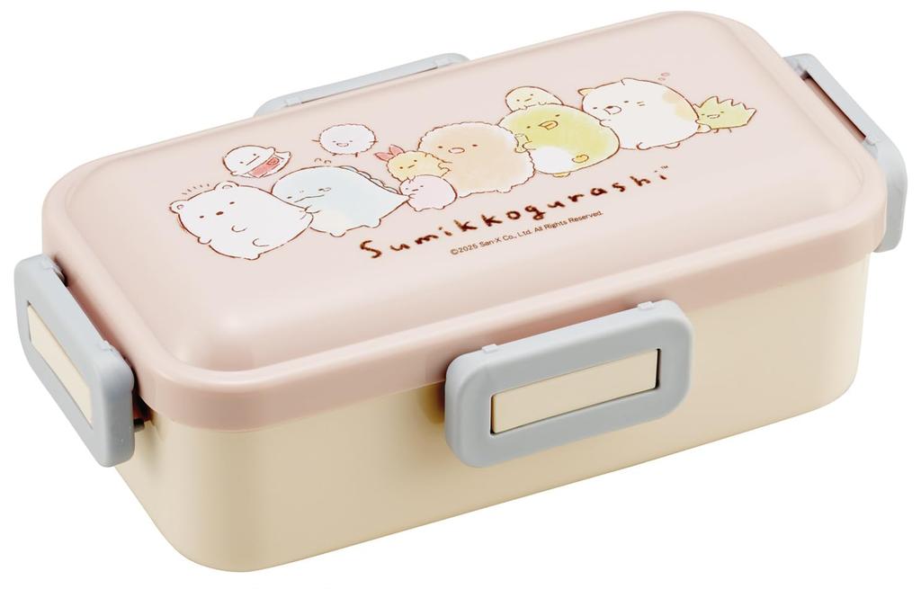 Skater Bento Fluffy Single Dishwasher and Microwave Made In Sumikkogurashi Box, Serving, Tier, 530ml, Safe, Japan, Drawing, PFLB6-A