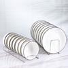 1PCS Stainless Steel Dish Rack Kitchen Dish Pan Plate Draining Rack