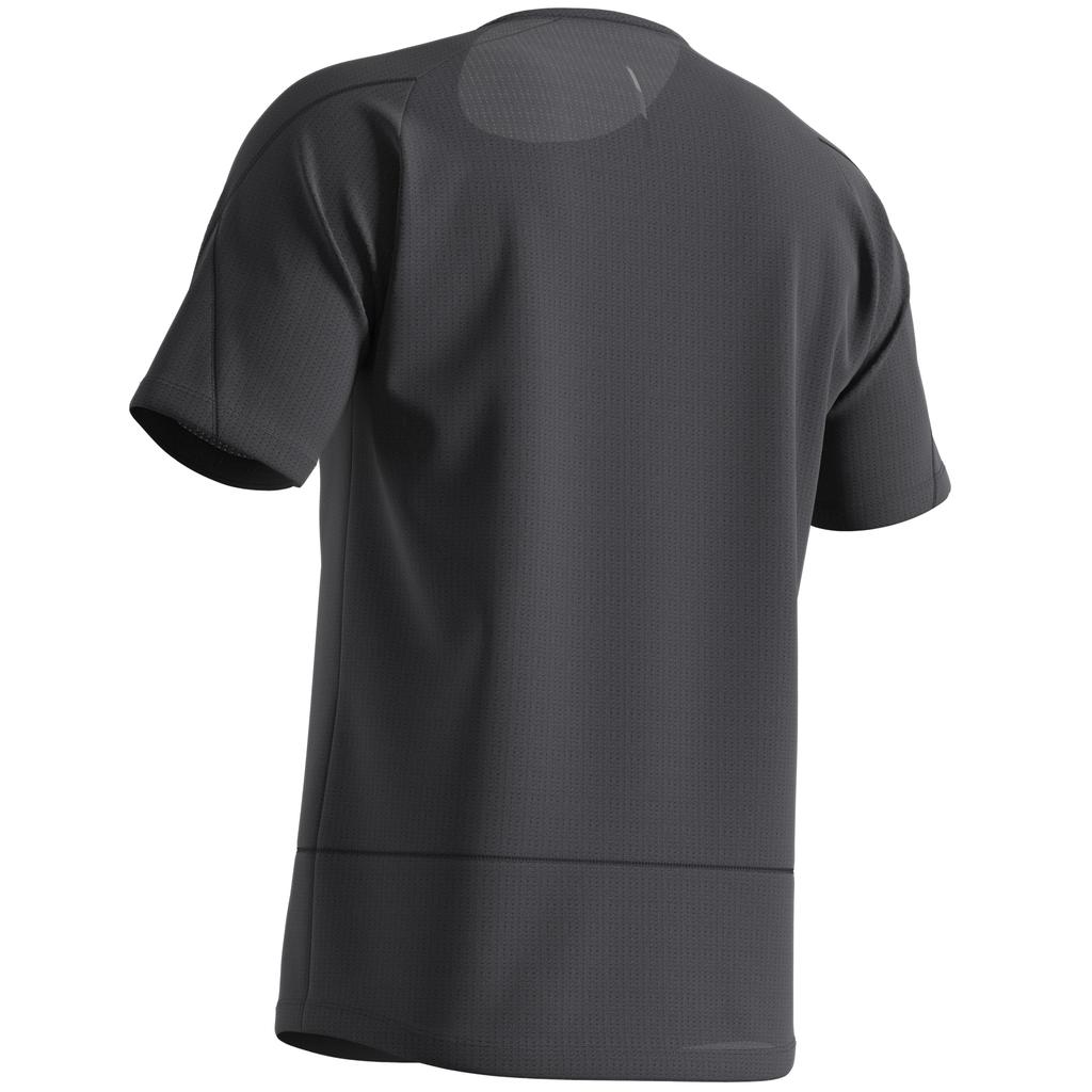 Salomon Men's CROSS RUN SHORTSLEEVE TEE, Deep Black, Size S, Outdoor T-Shirt