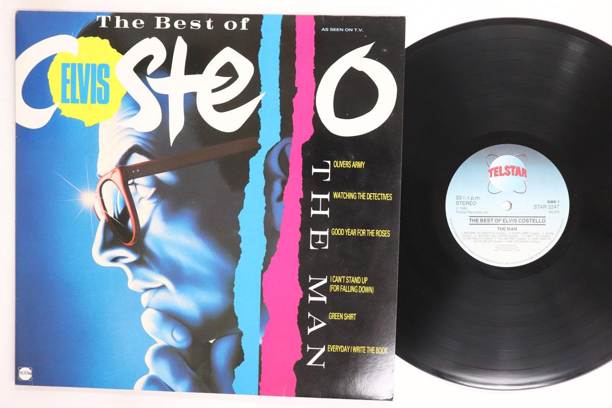 LP Record ELVIS COSTELLO Best Of Elvis Costello The Man STAR2247 TELSTAR 1985 UK Rock Used