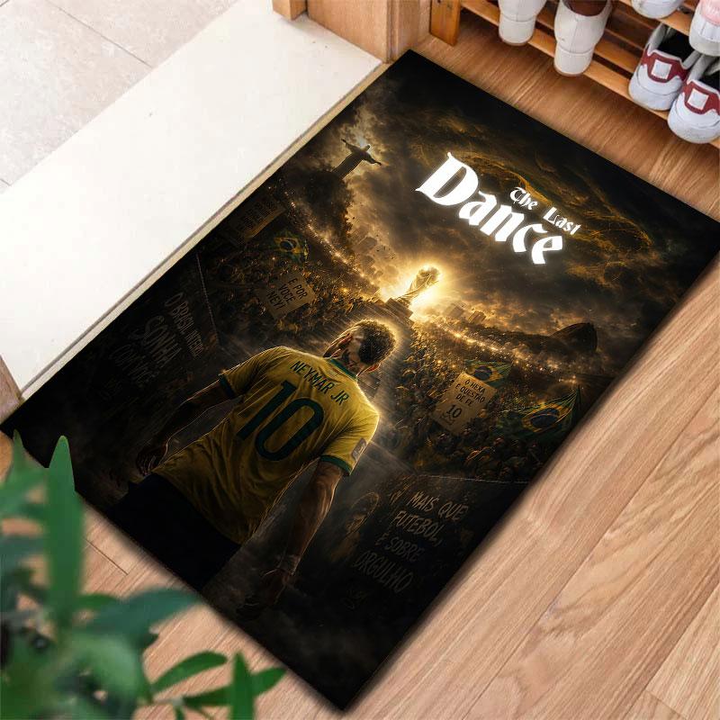Neymar Carpet Rug for Living Room Bedroom Home Sofa Decoration,Kids play Non-slip Floor Mat