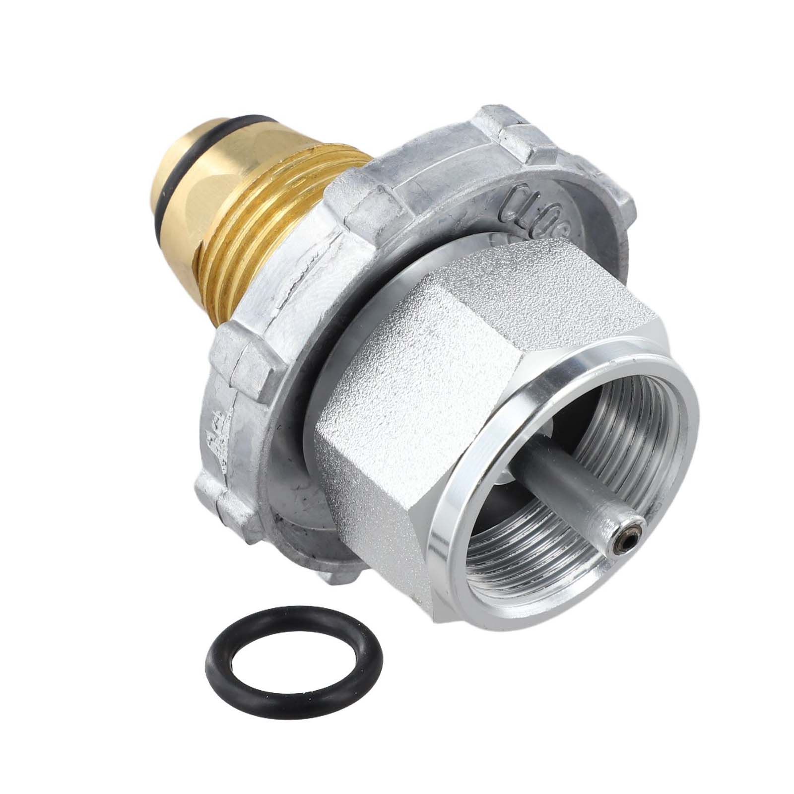 

1 Pcs Aluminum Alloy Propane Bottle Refill Tank Head Adapter For Outdoor BBQ Picnic Outdoor Camping Stove Gas Tank Adapter