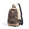 Schoolbag Mountain Fog Purple Ash Drawstring Function Lightweight Mountaineering Backpack Couple Outdoor Hiking Breast Bag