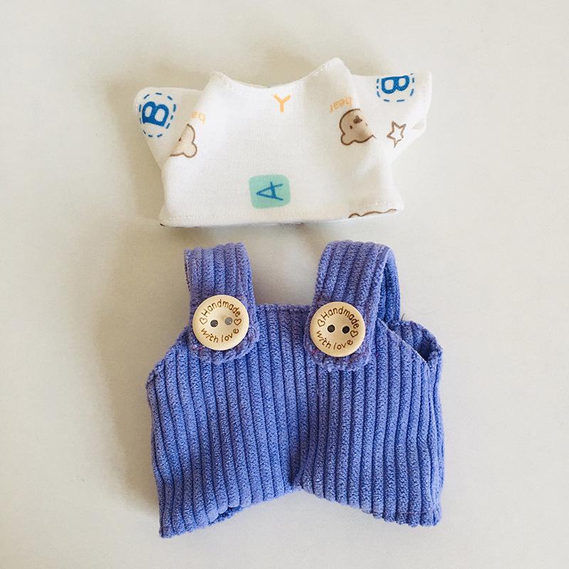 בגדי בובת קטיפה ויניל חמודה 17 ס"מ קופסה עיוורת - תליון LaBuBu שמלת אביזרים