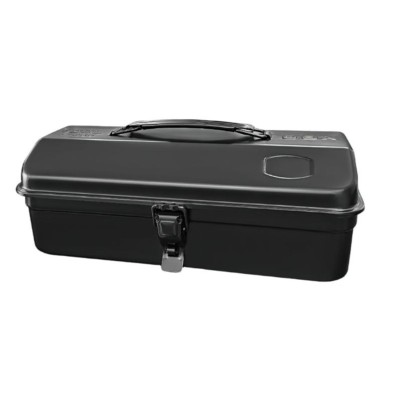 Heavy Duty Metal Tool Box Case With Ergonomic Handle Rust Resistant Coating Generous Capacity For DIY Professional Use
