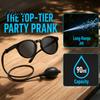 Hidden Water Spray Glasses Prank Glasses Funny Squirt Sunglasses with 90ml Refillable