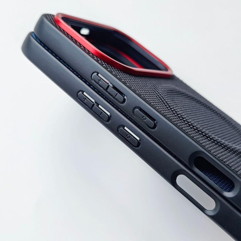 For Infinix Note Edge Case Fashion Magnetic For MagSafe Matte Nylon Leather Phone Cover New Arrivals Non-Slip Dustproof Bumper